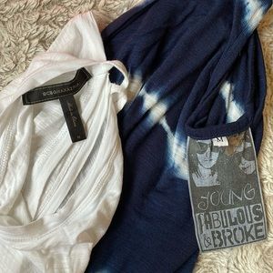 Young Fabulous & Broke AND BCBGMaxAzria tee’s (2)